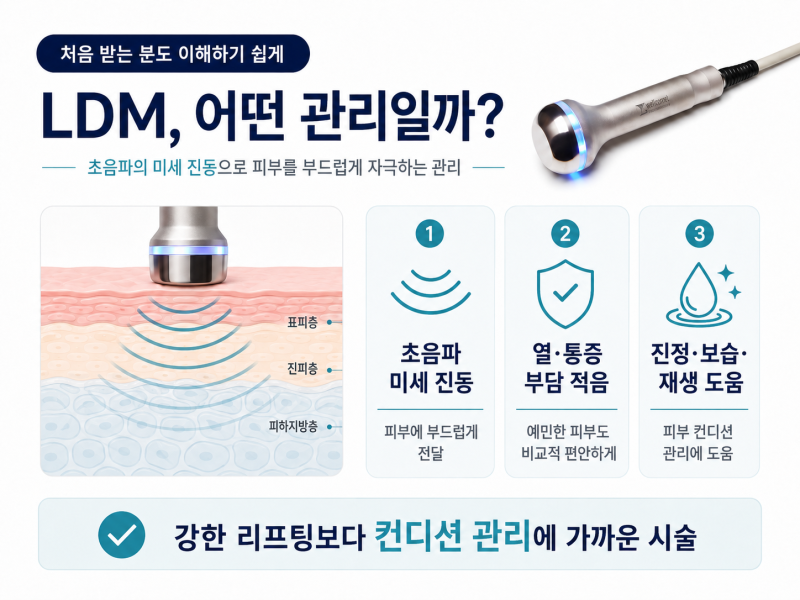 강남 LDM 물방울 리프팅, 이렇게 받아야 효과 있어요