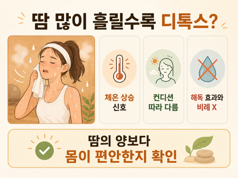 사우나디톡스, 진짜 노폐물 빠지는 걸까? 사진 8