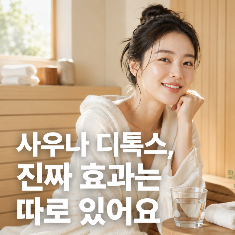 사우나디톡스, 진짜 노폐물 빠지는 걸까?