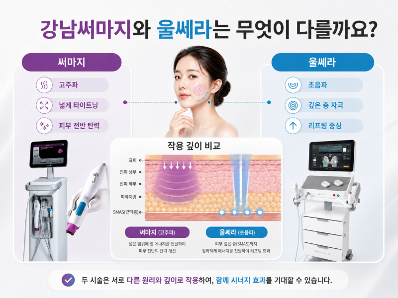 강남써마지와 울쎄라, 결과가 달라지는 이유 사진 5