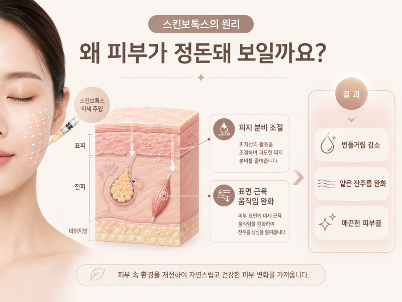 강남스킨보톡스, 화장이 잘 받는 피부의 비결 사진 3