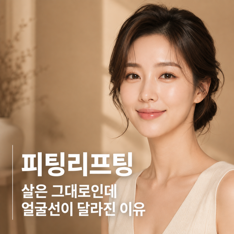 신논현역피부과 피팅리프팅, 살은 안 쪘는데 얼굴선이 무너진다면?