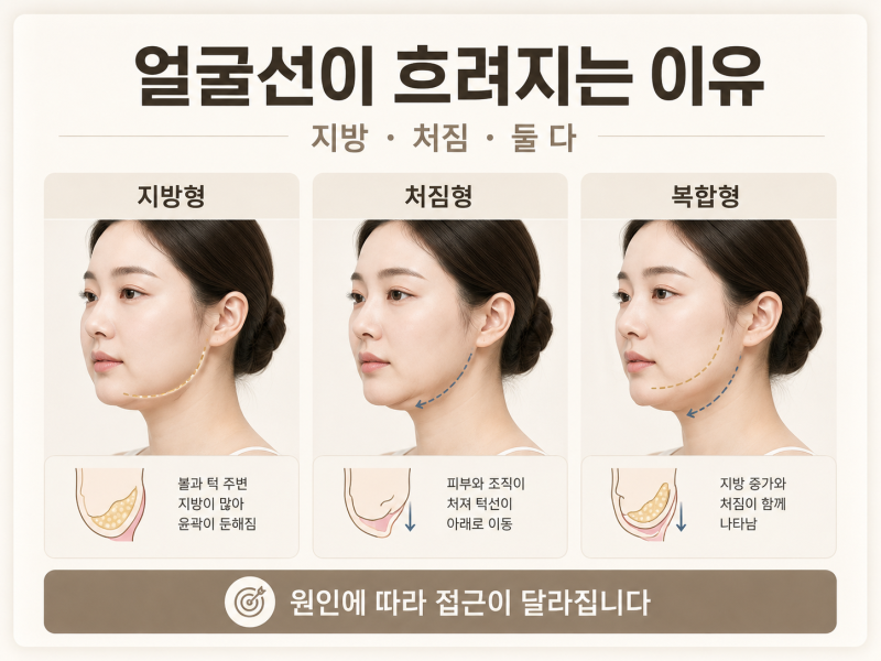 신논현역피부과 피팅리프팅, 살은 안 쪘는데 얼굴선이 무너진다면?