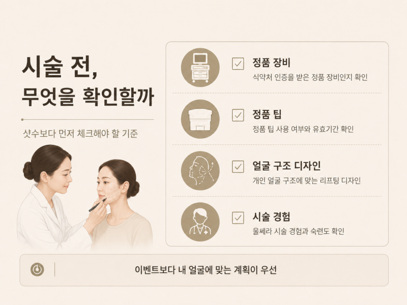 신논현역피부과 울쎄라, 아픈 것보다 먼저 확인해야 할 게 있습니다 사진 9