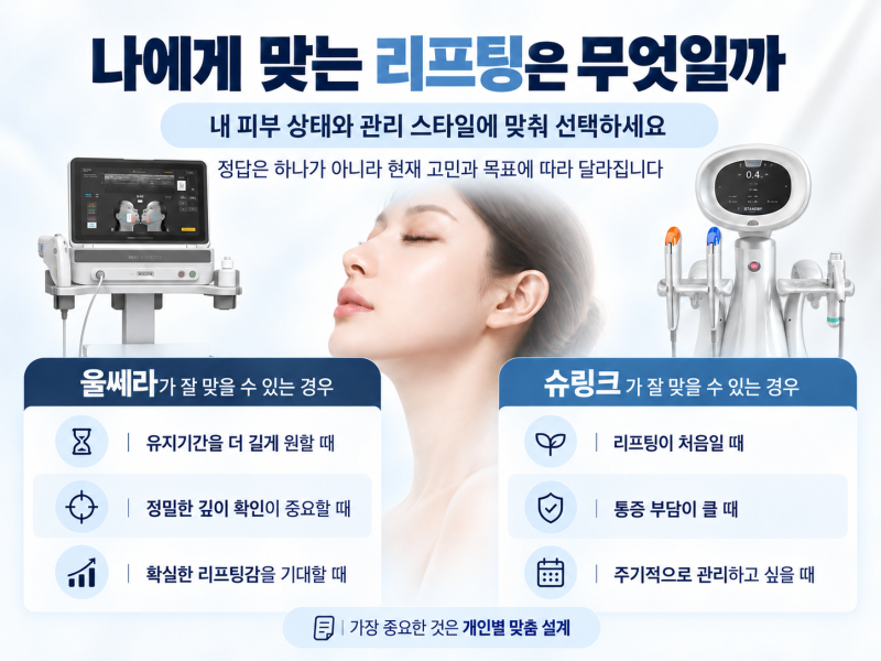 신논현역피부과 울쎄라슈링크차이, 이것부터 비교해보세요 사진 11