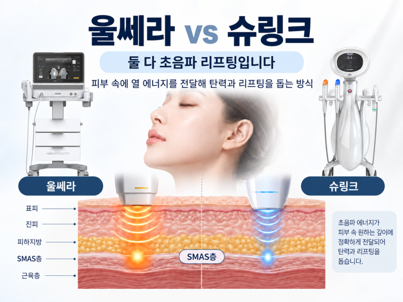 신논현역피부과 울쎄라슈링크차이, 이것부터 비교해보세요 사진 4