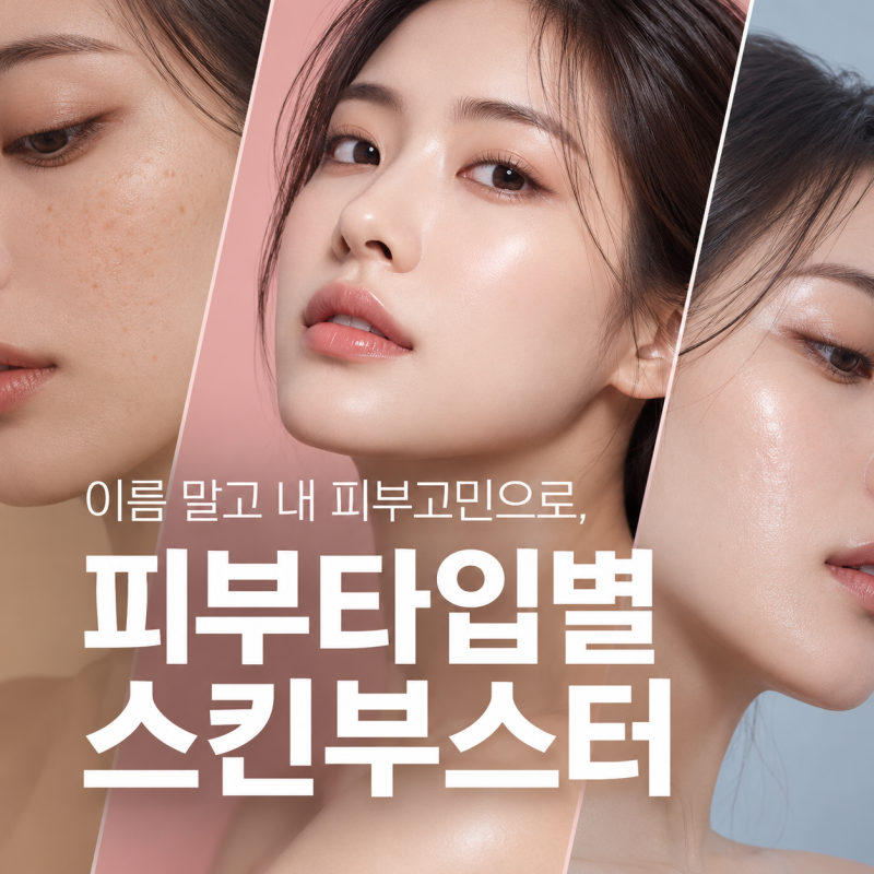 도자기의원, 스킨부스터종류 피부고민별 정리